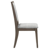 Onslow Upholstered Dining Side Chair Dark Brown (Set of 2) | Brown | Dark Brown | 108622