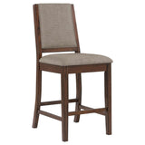 Patterson 7-piece Counter Height Dining Set Mango Oak | Brown | Mango Oak / Black | 108888-S7