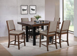 Patterson 60-inch Counter Height Dining Table Mango Oak | Brown | Mango Oak / Black | 108888