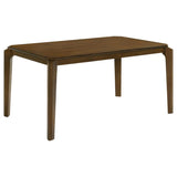Almonte 59-inch Rectangular Wood Dining Table Dark Brown | Brown | Dark Brown | 108921