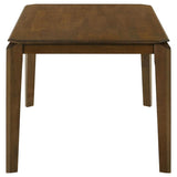 Almonte 59-inch Rectangular Wood Dining Table Dark Brown | Brown | Dark Brown | 108921