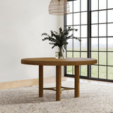 Arini 60-inch Round Wood Dining Room Table Sand Wash | Beige | Sand Wash | 108930