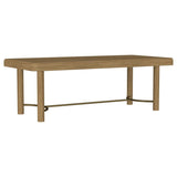 Arini 104-inch Extension Leaf Dining Table Sand Wash | King | Beige | Sand Wash | 108931
