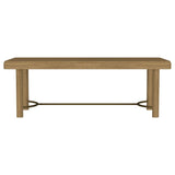 Arini 104-inch Extension Leaf Dining Table Sand Wash | King | Beige | Sand Wash | 108931