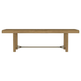 Arini 104-inch Extension Leaf Dining Table Sand Wash | King | Beige | Sand Wash | 108931
