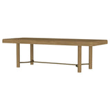 Arini 104-inch Extension Leaf Dining Table Sand Wash | King | Beige | Sand Wash | 108931