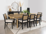 Arini 104-inch Extension Leaf Dining Table Sand Wash | King | Beige | Sand Wash | 108931