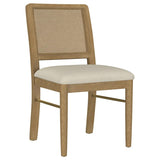 Arini Rattan Cane Dining Side Chair Sand Wash (Set of 2) | Beige Cream - Sand Wash | 108932SWD