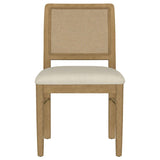 Arini Rattan Cane Dining Side Chair Sand Wash (Set of 2) | Beige Cream - Sand Wash | 108932SWD
