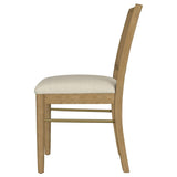 Arini Rattan Cane Dining Side Chair Sand Wash (Set of 2) | Beige Cream - Sand Wash | 108932SWD