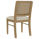 Arini Rattan Cane Dining Side Chair Sand Wash (Set of 2) | Beige Cream - Sand Wash | 108932SWD