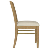 Arini Rattan Cane Dining Side Chair Sand Wash (Set of 2) | Beige Cream - Sand Wash | 108932SWD