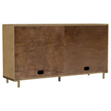 Arini 2-drawer Cane Door Dining Sideboard Server Sand Wash | Brown Sand Wash | 108935SWD