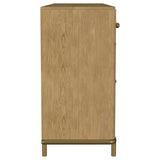 Arini 2-drawer Cane Door Dining Sideboard Server Sand Wash | Brown Sand Wash | 108935SWD