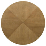 Danvers Round 54-inch Wood Dining Table Brown Oak | Brown | Brown Oak | 109150