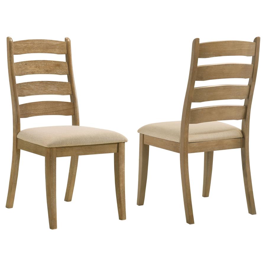 Danvers Wood Dining Side Chair Brown Oak (Set of 2) | Brown | Latte / Brown Oak | 109152