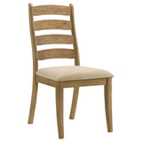 Danvers Wood Dining Side Chair Brown Oak (Set of 2) | Brown | Latte / Brown Oak | 109152
