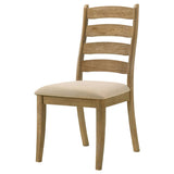 Danvers Wood Dining Side Chair Brown Oak (Set of 2) | Brown | Latte / Brown Oak | 109152