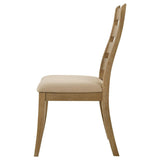 Danvers Wood Dining Side Chair Brown Oak (Set of 2) | Brown | Latte / Brown Oak | 109152