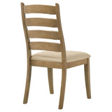 Danvers Wood Dining Side Chair Brown Oak (Set of 2) | Brown | Latte / Brown Oak | 109152
