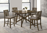 Canfield 47-inch Square Counter Height Dining Table Brown | Brown | 109178