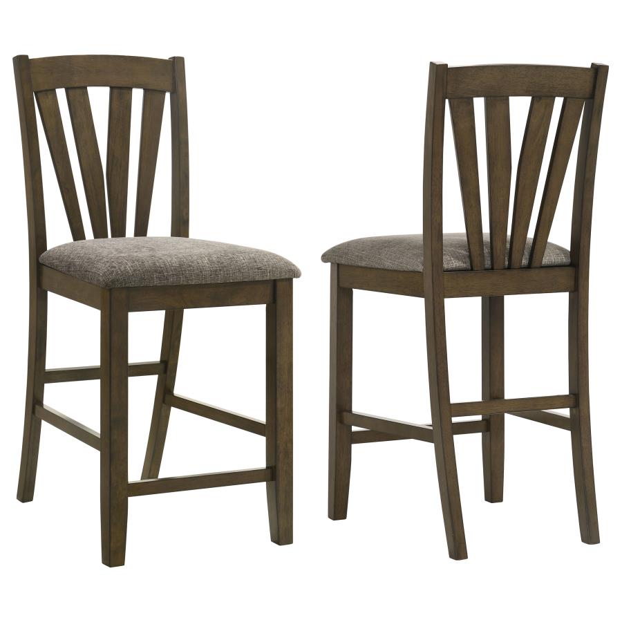 Canfield Counter Height Dining Side Chair Brown (Set of 2) | Brown | 109179