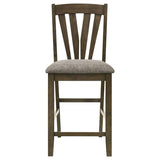 Canfield Counter Height Dining Side Chair Brown (Set of 2) | Brown | 109179