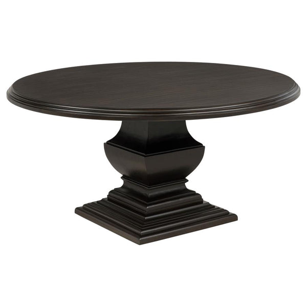 Twyla 5-piece Round Wood Dining Room Table Set Dark Cocoa