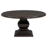Twyla 5-piece Round Wood Dining Room Table Set Dark Cocoa | King | Brown | Dark Cocoa | 109230-S5