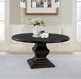 Twyla 60-inch Round Wood Dining Room Table Dark Cocoa | Brown | Dark Cocoa | 109230