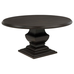 Twyla 60-inch Round Wood Dining Room Table Dark Cocoa