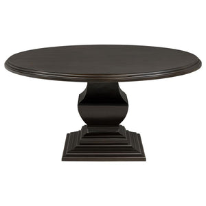 Twyla 60-inch Round Wood Dining Room Table Dark Cocoa