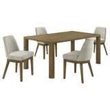 Castlewood 5-piece 71-inch Rectangular Dining Set Brown Oak | Full | Brown | Brown Oak | 109351-S5