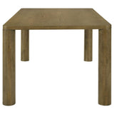 Castlewood 71-inch Rectangular Wood Dining Table Brown Oak | Brown | Brown Oak | 109351
