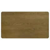 Castlewood 71-inch Rectangular Wood Dining Table Brown Oak | Brown | Brown Oak | 109351