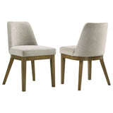 Castlewood Upholstered Side Chair Light Tan (Set of 2) | Beige | Light Tan | 109352