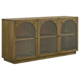 Castlewood 71-inch Dining Sideboard Buffet Server Brown Oak | Brown | Brown Oak | 109355