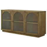 Castlewood 71-inch Dining Sideboard Buffet Server Brown Oak | Brown | Brown Oak | 109355