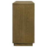 Castlewood 71-inch Dining Sideboard Buffet Server Brown Oak | Brown | Brown Oak | 109355