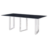 Desden 79-inch Rectangular Sintered Stone Dining Table Grey | Grey | Grey Marble | 109361