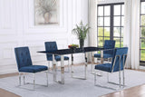 Desden 79-inch Rectangular Sintered Stone Dining Table Grey | Grey | Grey Marble | 109361