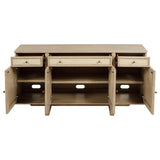 Kailani 10-piece Wood Dining Set with Sideboard Beige Oak | Full | Beige | Beige Oak | 109381-S10