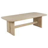 Kailani 110-inch Rectangular Wood Dining Table Beige Oak | Beige | Beige Oak | 109381