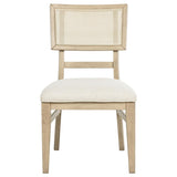 Kailani Rattan Cane Dining Side Chair Beige Oak (Set of 2) | Full | Beige | Beige Oak | 109382