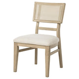 Kailani Rattan Cane Dining Side Chair Beige Oak (Set of 2) | Full | Beige | Beige Oak | 109382
