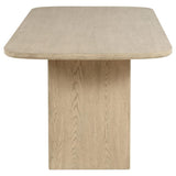 Kailani Cane Counter Height Storage Dining Table Beige Oak | Beige | Beige Oak | 109388