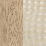Kailani Cane Counter Height Storage Dining Table Beige Oak | Beige | Beige Oak | 109388