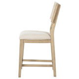 Kailani Rattan Cane Counter Side Chair Beige Oak (Set of 2) | King | Beige | Beige Oak | 109389
