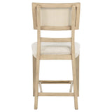 Kailani Rattan Cane Counter Side Chair Beige Oak (Set of 2) | King | Beige | Beige Oak | 109389