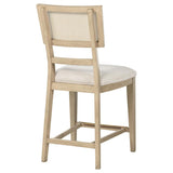 Kailani Rattan Cane Counter Side Chair Beige Oak (Set of 2) | King | Beige | Beige Oak | 109389